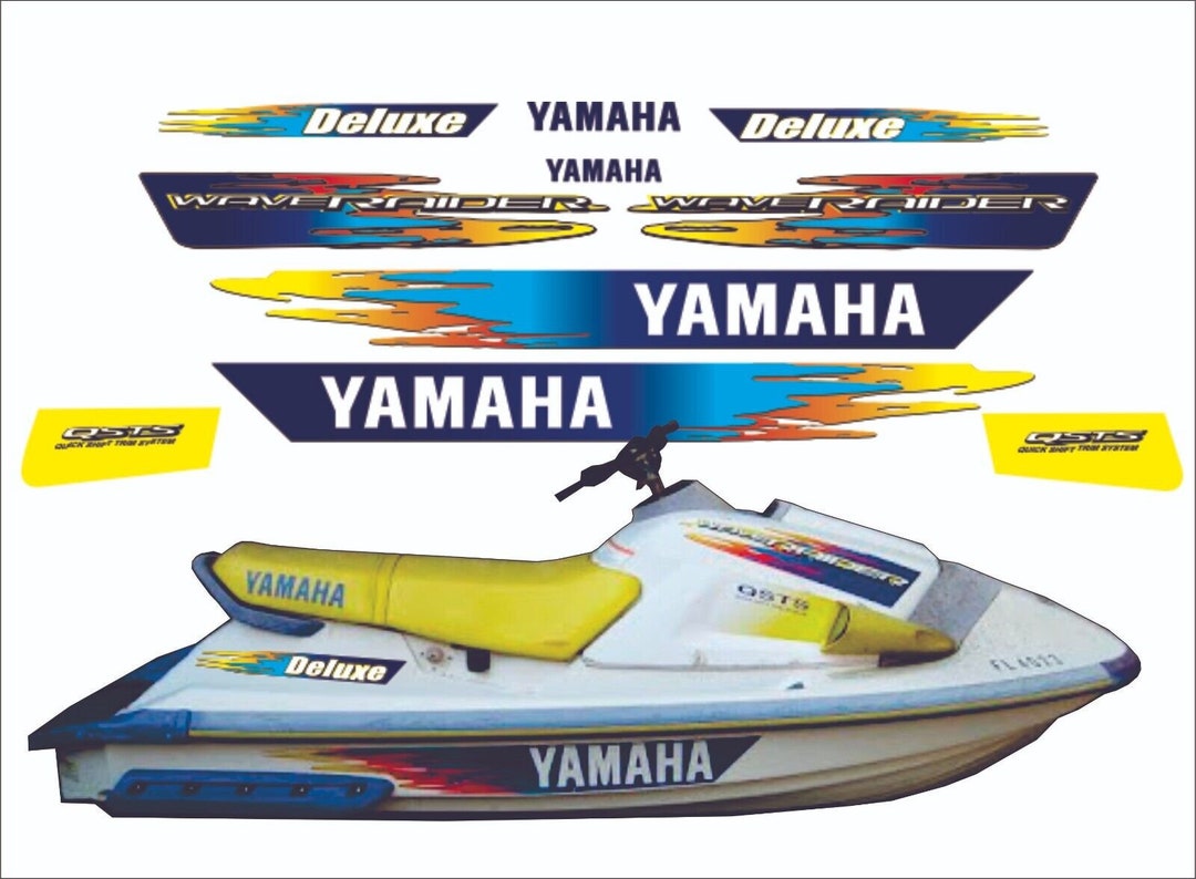 YAMAHA WAVERAIDER 1995 DELUXE Graphics / Decal / Sticker Kit - Etsy
