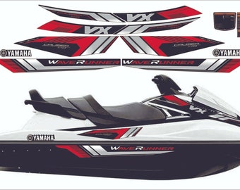 YAMAHA WAVERUNNER VX Cruiser 2016 Graphics / Decal / Sticker Kit  Red