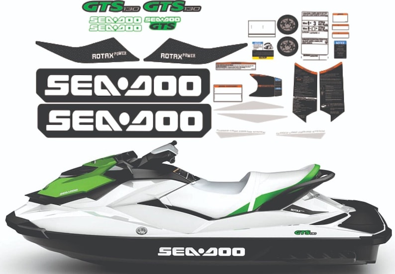 Kit de gráficos, calcomanías y pegatinas para SEADOO GTS 2014 imagen 1