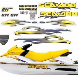 SeaDoo GTI 2005 Grafika / Kalkomania / Zestaw naklejek