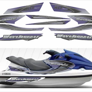 YAMAHA WAVERUNNER XLT 1200 2001- 2003 Graphics / Decal / Sticker Kit  Blue