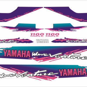 Yamaha Waveventure 1996 - 1997 1100 Triple Graphics / Decal / Sticker ...