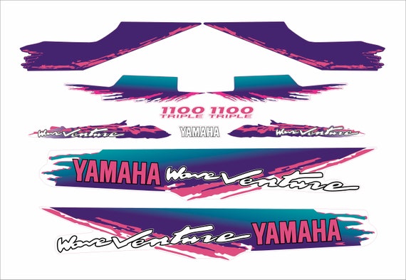 Yamaha Waveventure 1996 - 1997 1100 Triple Graphics / Decal / Sticker Kit