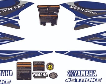 YAMAHA WAVERUNNER VX 2005-2009 (blauw) set met afbeeldingen/stickers/stickers