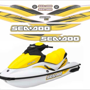 SeaDoo GTI 2007 Grafika / Kalkomania / Zestaw naklejek