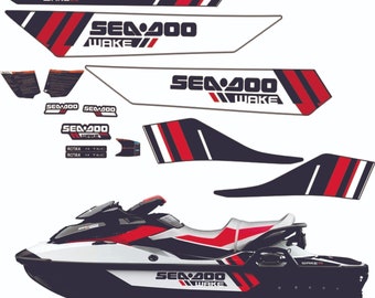 SEADOO WAKE PRO 215 2012 Graphics / Decal / Sticker Kit