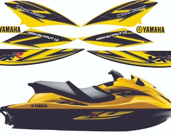 YAMAHA WAVERUNNER VXR Ho 2013 Yellow Graphics / Decal / Sticker Kit