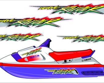 Yamaha WaveRaider 1994 stickerset / sticker / sticker