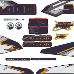SEADOO RXT X 255 2008 Graphics / Decal / Sticker Kit Custom Black