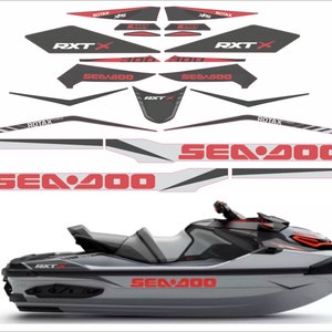 SEADOO RXT X 300 2018 Graphics / Decal / Sticker Kit image 1
