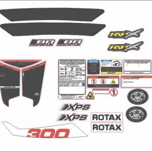 Kit de gráficos, calcomanías y pegatinas para SEADOO RXP X 300 2016 imagen 2