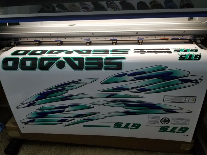 SEADOO GTS 2001 GRAPHIC / Decal / Sticker Decals image 2