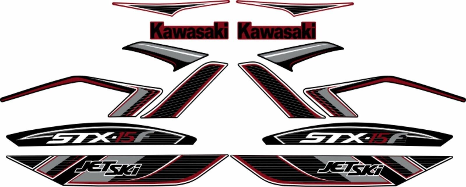 オーダー依頼 KAWASAKI STX-15 F 2015 グラフィック / デカール / ステッカーキット