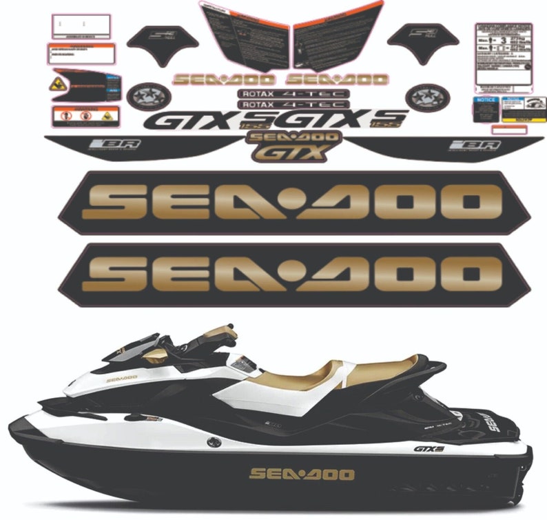 SEADOO Rgt 155 S 2012 Grafiken / Decal / Sticker Kit Individ Bild 1