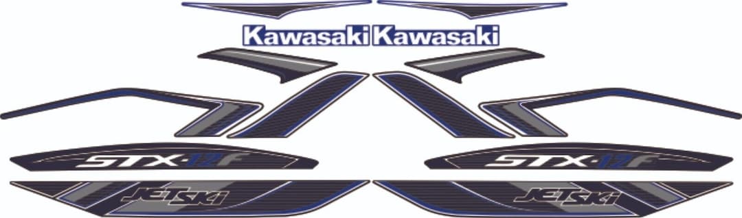 連絡用 KAWASAKI STX-15 F 2015 グラフィック/デカール/ステッカーキット