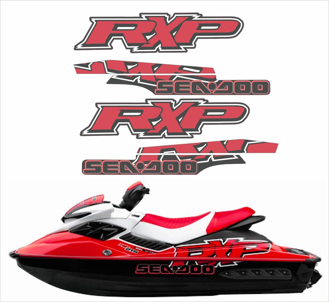 SEADOO RXP 215 2007 Graphics / Decal / Sticker Kit RED - Etsy