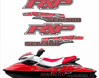 SEADOO RXP 215 2007 Graphics / Decal / Sticker Kit RED