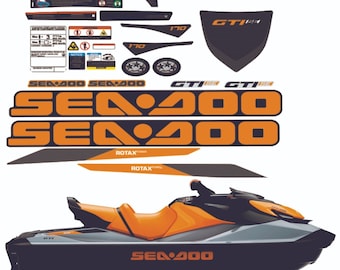 SEADOO GTI SE 170 2020 Graphics / Decal / Sticker Kit