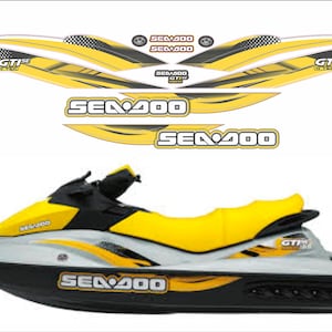 SeaDoo GTI SE 2007 Grafika / Kalkomania / Zestaw naklejek