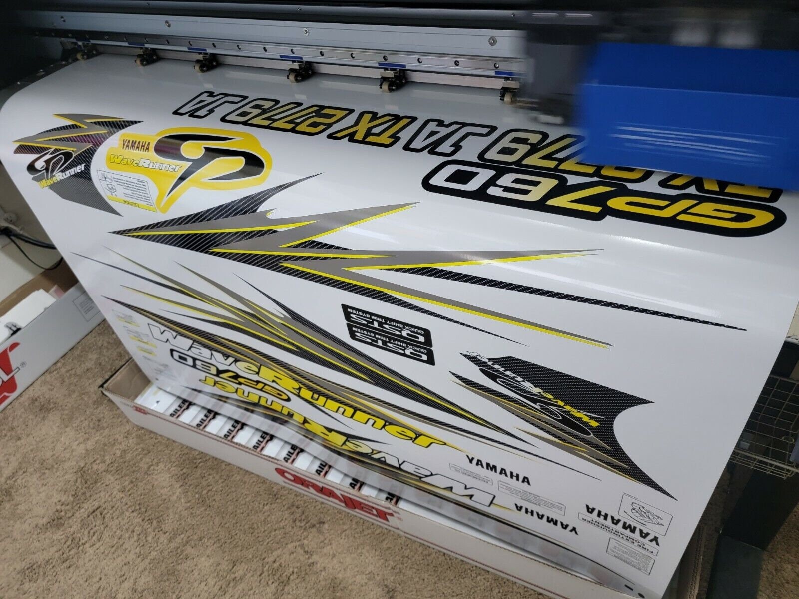 Gp Graphics Sticker YAMAHA WAVERUNNER GP 760 1997 Graphics / Decal / Sticker Kit - Etsy