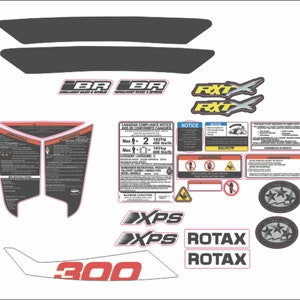 Seadoo RXT X 300 2016 Graphics / Decal / Sticker Kit - Etsy