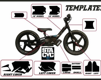 STACYC BIKE 2018 / 2019 Graphics vector template 1:1 customizable