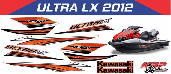 260x 260lx カワサキウルトラ カワサキ ジェット スキー ステッカー
