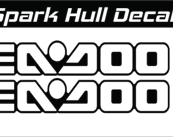 Kit de gráficos/calcomanías/pegatinas para el casco del SEADOO Spark, solo para la parte trasera