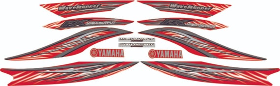 thumbnail image 2 of Yamaha Waverunner FX HO Cruiser 2004-2005 Graphics Decal Sticker Kit - Red 2 of 5