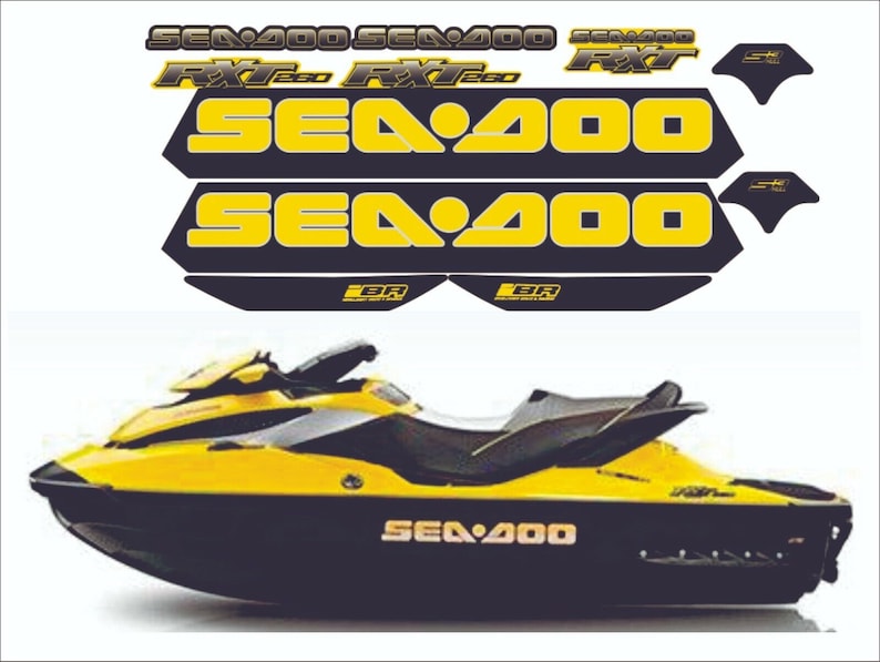 SEADOO RXT 260 2011 Graphics / Decal / Sticker Kit image 1