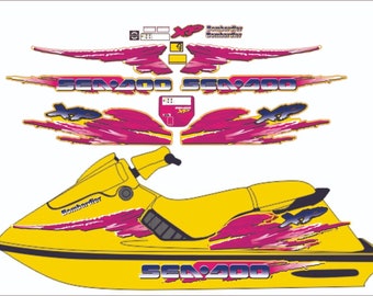 SeaDoo XP 1996 Graphics / Decal / Sticker Kit