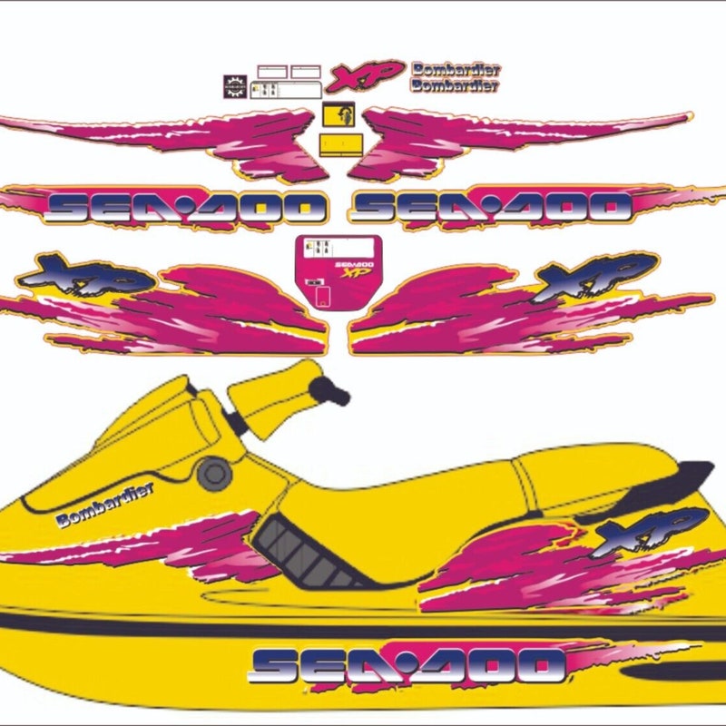 Seadoo Stickers Xp - Etsy