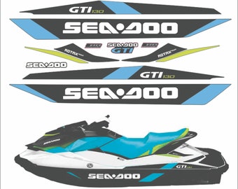 SEADOO GTI 130 2015 Graphics / Decal / Sticker Kit