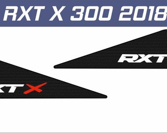 Kit de gráficos/calcomanías/pegatinas estilo OEM para SEADOO RXT X 300 2018 - 2021 (solo laterales traseros)