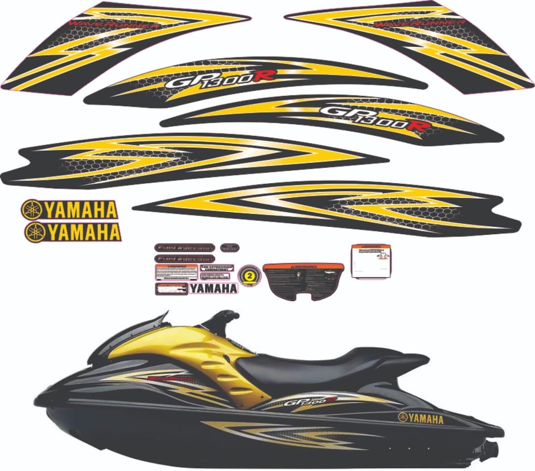 その他 GP1300R   YAMAHA YAMAHA WAVERUNNER GP 1300r 2006 - 2007 Graphics / Decal / Sticker