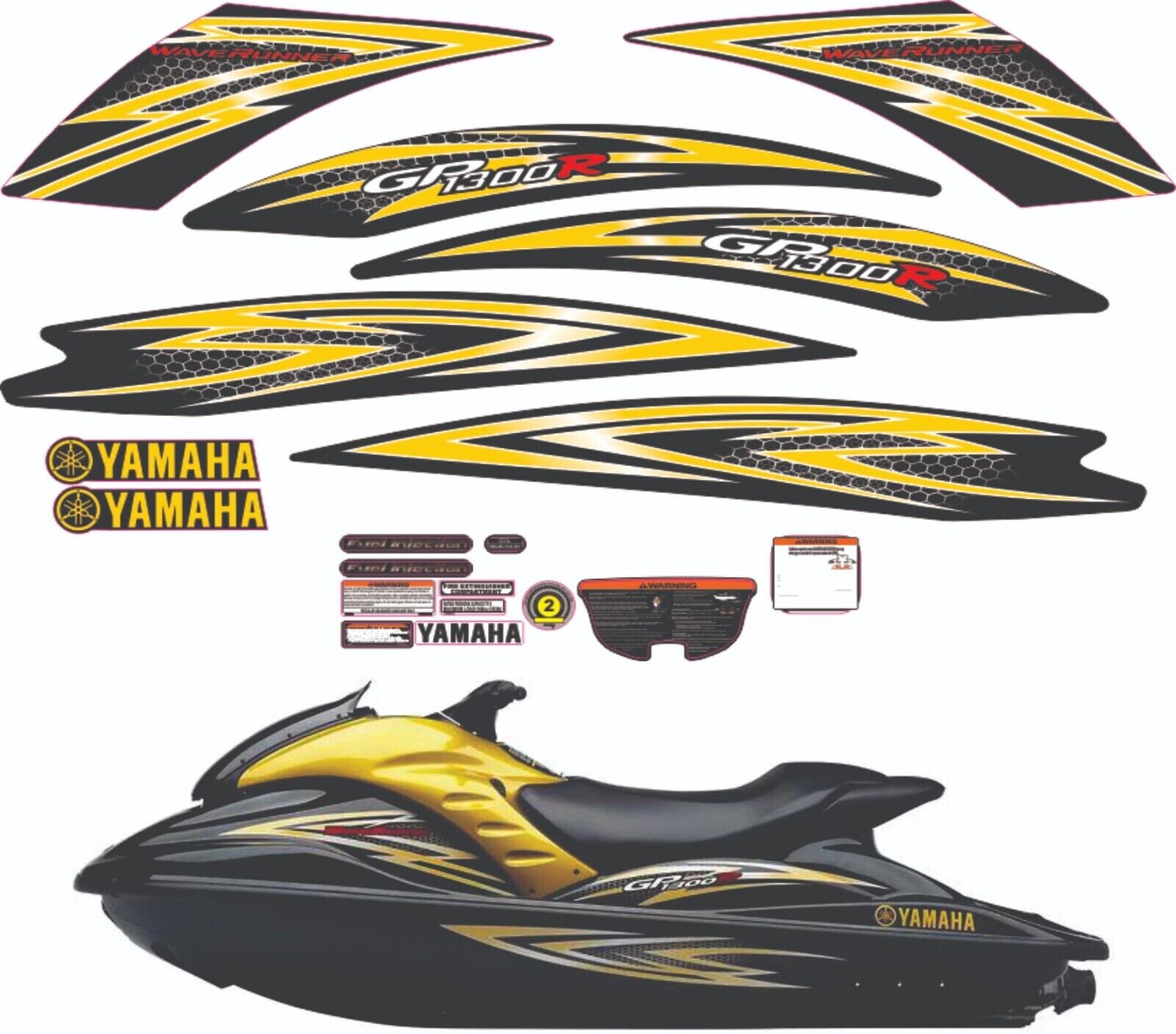 Yamaha WaveRunner GP 1300R PWC Cover – Fits 2003-2008, 2-Seat Jet Ski, Trailerable & Water Resistant