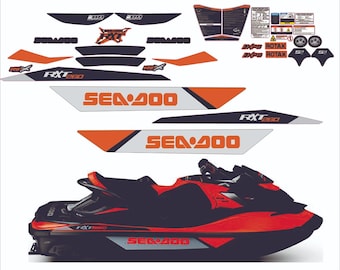 SEADOO RXT X 260  2016 Graphics / Decal / Sticker Kit