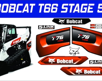 Juego de calcomanías de vinilo BOBCAT T76