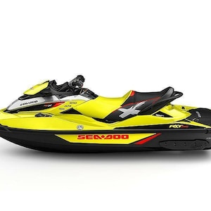 SEADOO RXT X 260 2015 Graphics / Decal / Sticker Kit Yellow image 4