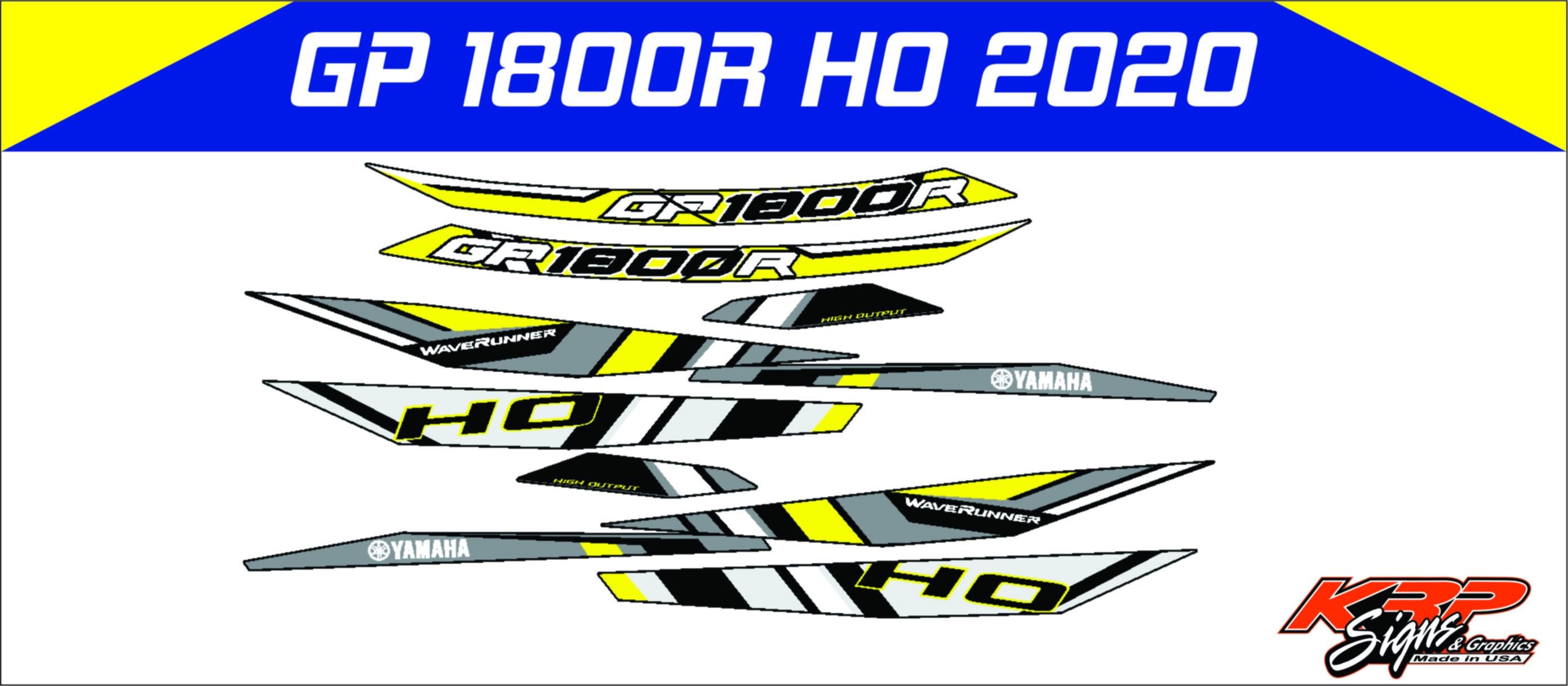 Gp Graphics Sticker Waverunner GP 1800R HO 2020 Decal Graphics / Decal / Sticker Kit - Etsy