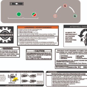 SEADOO SPi 1993 Graphics / Decal / Sticker Kit CUSTOM image 2