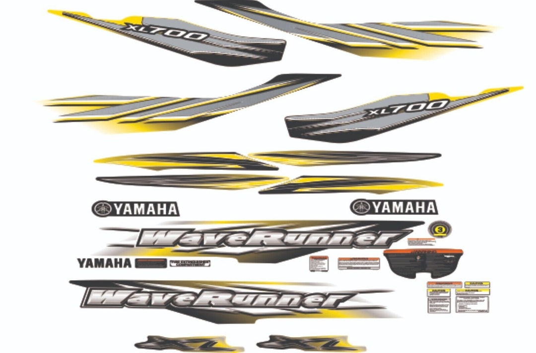 YAMAHA WAVERUNNER XL 700 2000 Graphics / Decal / Sticker Kit