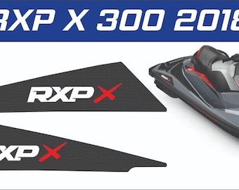 SEADOO RXP X 300 2018 Graphics / Decal / Sticker Kit Custom Rear Sides Only