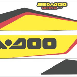 Kit adesivi/grafiche/decalcomanie SEADOO WAKE PRO 215 2015 immagine 3