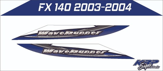 ヤマハ ウェーブランナー FX 140 2003 - 2004 グラフィック / デカール 