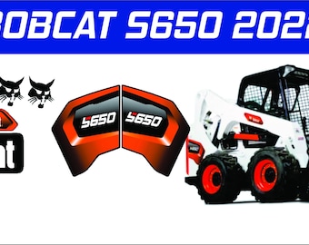 Juego de calcomanías de vinilo BOBCAT S650