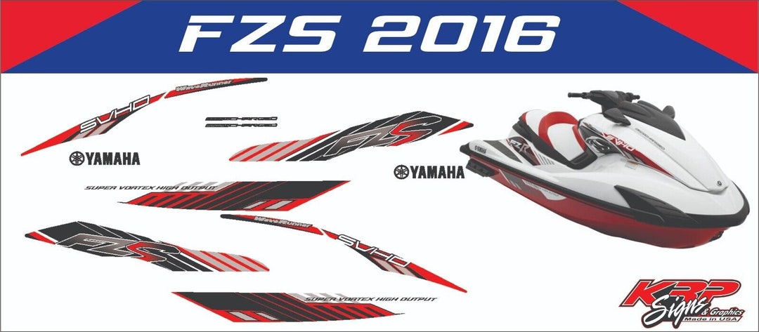YAMAHA WAVERUNNER FZS Svho 2016 Graphics / Decal / Sticker Kit