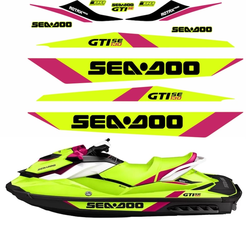 SEADOO GTI SE 130 2015 Graphics/Stickers/Stickers afbeelding 1