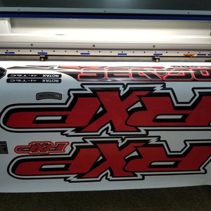 SEADOO RXP 215 2007 Grafik / Dekal / Klistermärkessats RÖD bild 4