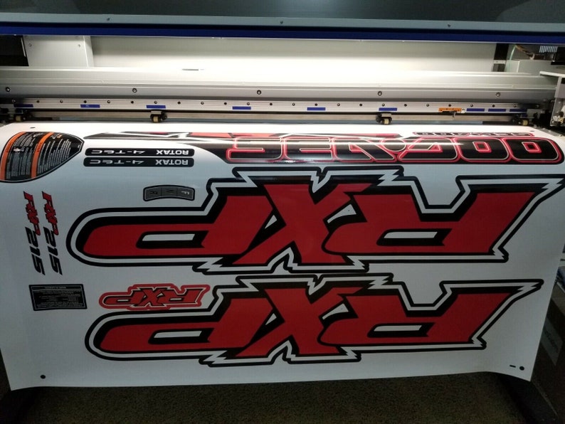 SEADOO RXP 215 2007 Grafik / Dekal / Klistermärkessats RÖD bild 4